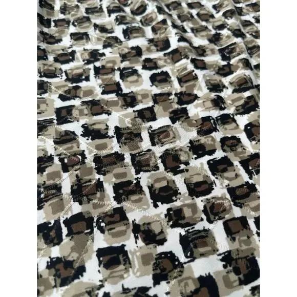 Snoskins Double Knit Jacquard Abstract Print Pull On Pants - Size Small - Picture 4 of 9